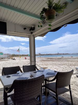 Outside seating at Fronte Mare in Alghero