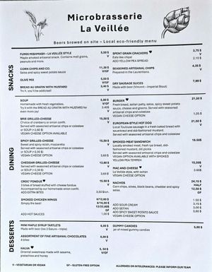  at La Veillée - Microbrasserie et Pub in Sainte-agathe-des-monts