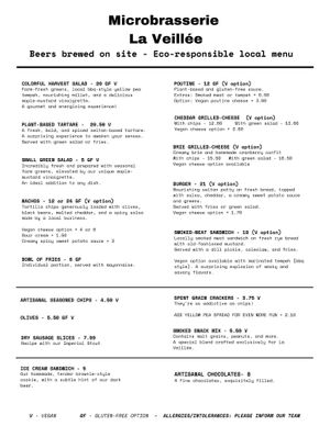 EAT august 2025 at La Veillée - Microbrasserie et Pub in Sainte-agathe-des-monts
