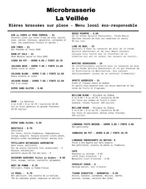 BOIRE nov 2025 at La Veillée - Microbrasserie et Pub in Sainte-agathe-des-monts