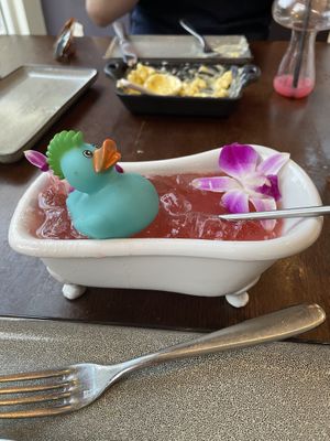 Fancy cocktail   at ORO Restaurant & Lounge in Raleigh