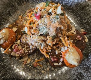 Corn Fritters at Ego at The Schooner Inn in Penarth