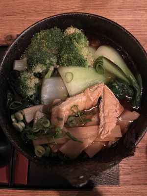 Vegan shoyu ramen (extra tofu)  at Min Ramen Bar in Heidelberg