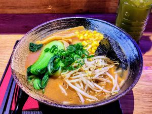 Miso ramen at Min Ramen Bar in Heidelberg