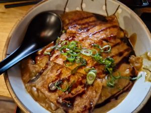 odon soup with Tofu. at Min Ramen Bar in Heidelberg