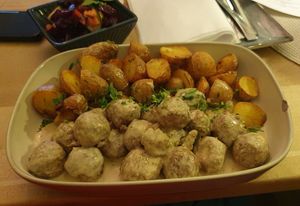 Königsberger Klopse at Moselstübchen in Cologne