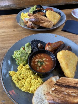 Vegan full english   at HAUS in Manchester