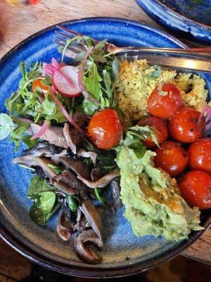 Vegan breakfast without fake meat   at HAUS in Manchester