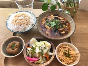 Mapo tofu at Chez Eating in Paris