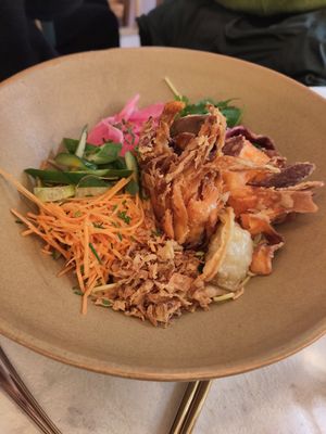 Nouilles tan tan at Chez Eating in Paris