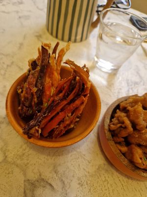 Tempura at Chez Eating in Paris