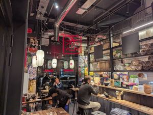 Interior at KOI Ramen Bar in South East London