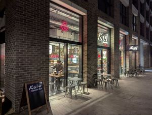 Exterior at KOI Ramen Bar in South East London
