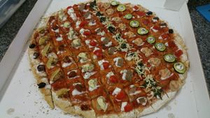 Pizza party Vegan at L Edy Pizza in Ponte Tresa