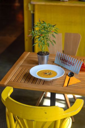 Cozy place at Nom Nom in Bucharest