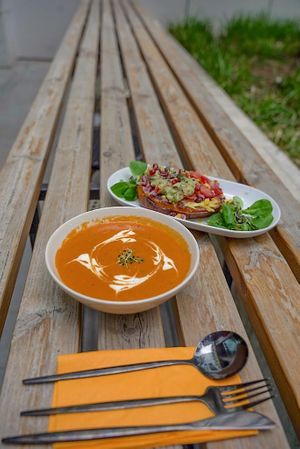 Wednesday's menu at Nom Nom in Bucharest