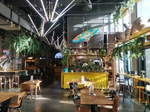 Inside I at Nom Nom in Bucharest