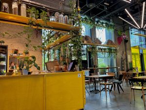 Food Hall Carnival with different other shops (Italien/bar & more) in it  at Nom Nom in Bucharest