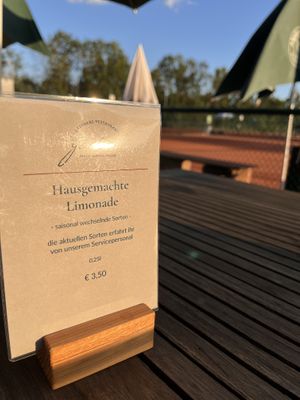 Homemade lemonade   at Gärtners Restaurant in Ubstadt-weiher