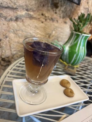 best lemonade!! the lavender lemonade  at Hachichit Albe in Beirut