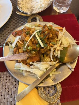 Chickpea dish  at Royal Indian Cuisine in Lagos