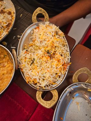 Pilau rice at Royal Indian Cuisine in Lagos
