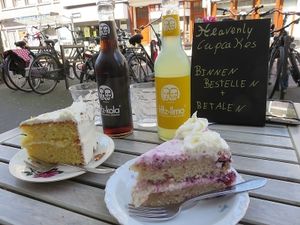 terrace at Heavenly Cupcakes in Rotterdam