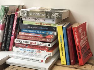 Some books they have to read while enjoying your cupcake  at Heavenly Cupcakes in Rotterdam