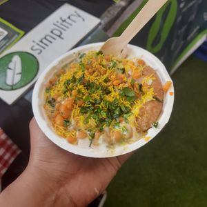 Dahi Kachori chaat at Simplifry in Bangalore