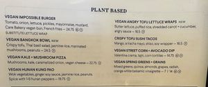 Plant-based Menu seems to change every few months.  at Earls Kitchen + Bar - Calgary Trail NW in Edmonton