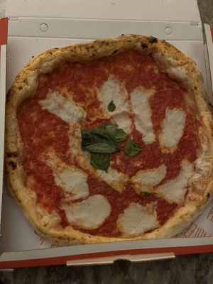 Takeaway pizza  at Pizzium in Milan