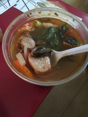 spicy seafood soup  at Thai Heritage & Vegan - Nob Hill in Albuquerque