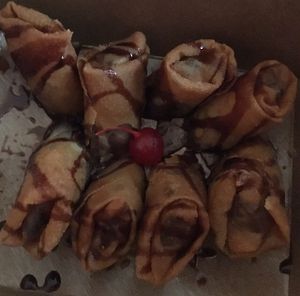 banana spring rolls  at Thai Heritage & Vegan - Nob Hill in Albuquerque