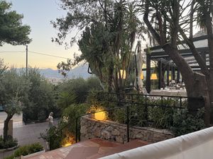 The view   at Villa Costanza in Palermo