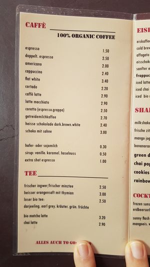 kaffees at Kiez & Kugel in Berlin