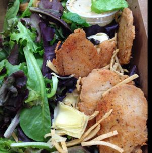 'Chicken' Artichoke Salad at Green New American Vegetarian in Tempe