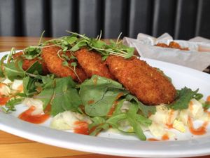 Today's New Orleans Cauliflower Croquettes special  at Green New American Vegetarian in Tempe