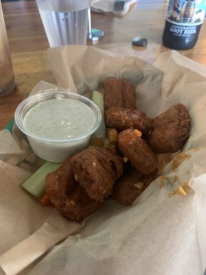 Wings at Green New American Vegetarian in Tempe