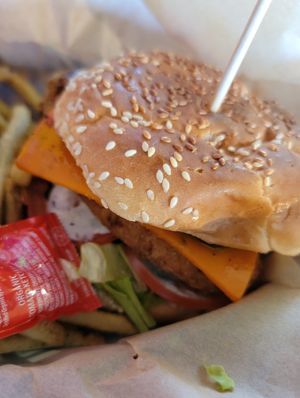 BFF Burger at Green New American Vegetarian in Tempe