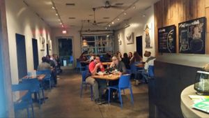 inside at Green New American Vegetarian in Tempe