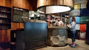 inside at Green New American Vegetarian in Tempe