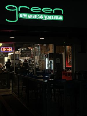 Outside  at Green New American Vegetarian in Tempe