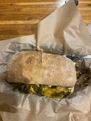 Cheesesteak   at Green New American Vegetarian in Tempe