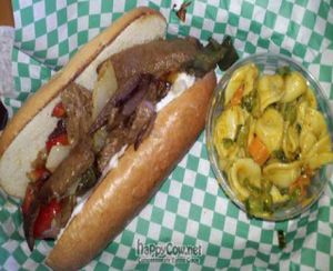 Po Boy - Pardon the dark cell phone picture at Green New American Vegetarian in Tempe