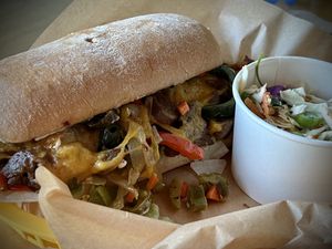 Chicago Philly  at Green New American Vegetarian in Tempe