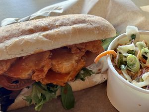 Po’ Boy  at Green New American Vegetarian in Tempe