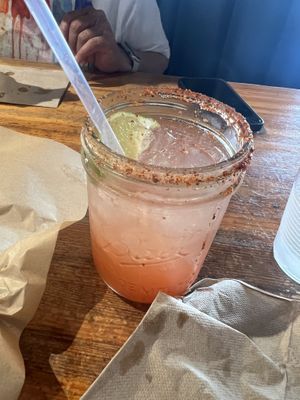 Strawberry margarita  at Green New American Vegetarian in Tempe