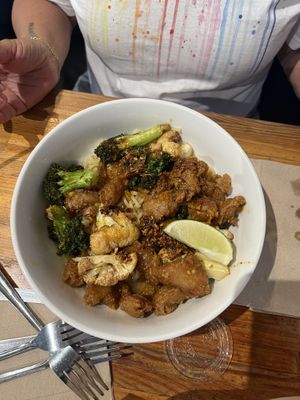 Noddle bowl   at Green New American Vegetarian in Tempe