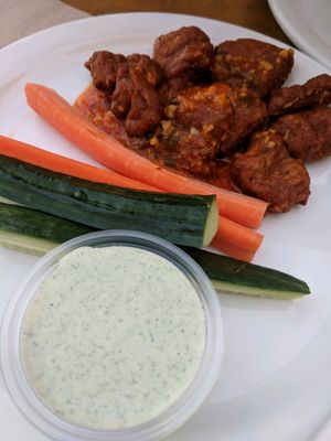 Buffalo "wings" at Green New American Vegetarian in Tempe