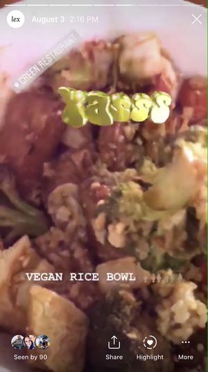 Vegan rice bowl  at Green New American Vegetarian in Tempe